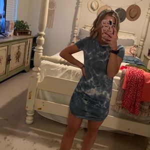 Tie Dye Bodycon Dress